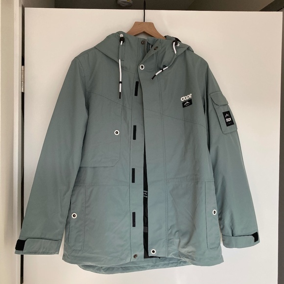 Dope Snow Women's Adept W Snowboard Jacket in Faded Green - Picture 1 of 5